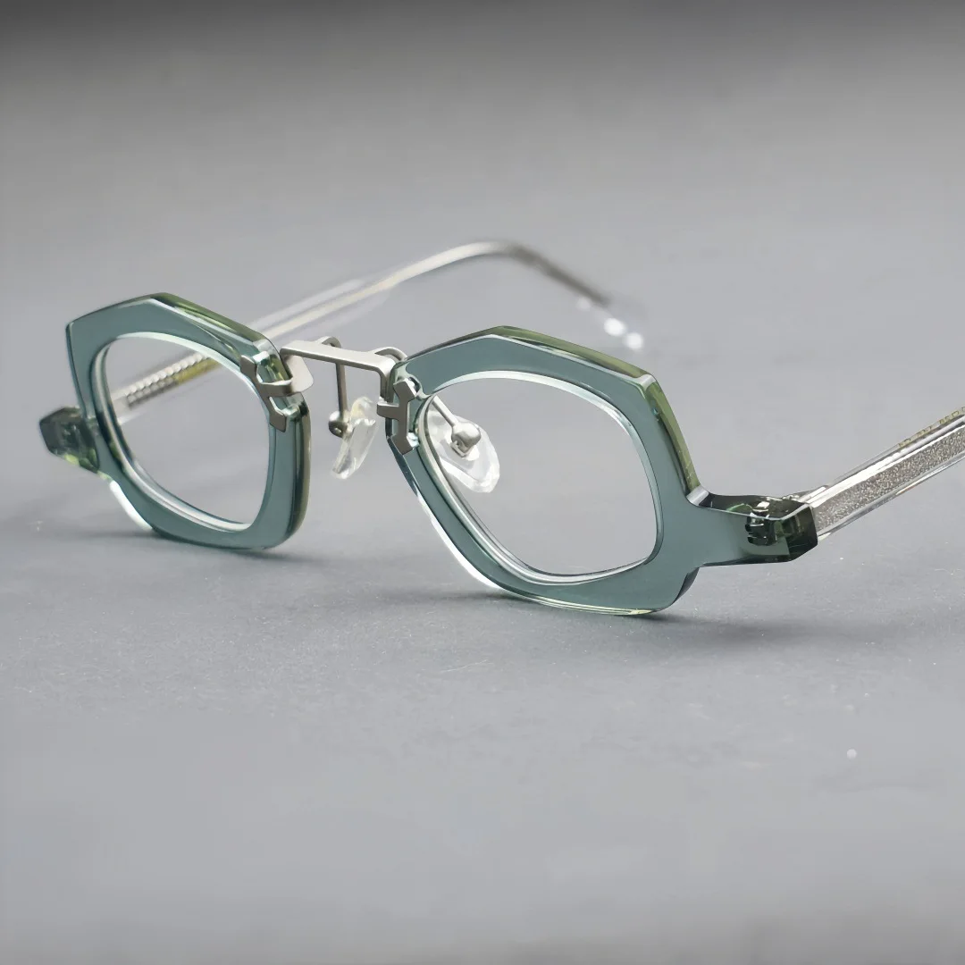 

Персонализированные винтажные ацетатные очки в японском стиле для мужчин и женщин.