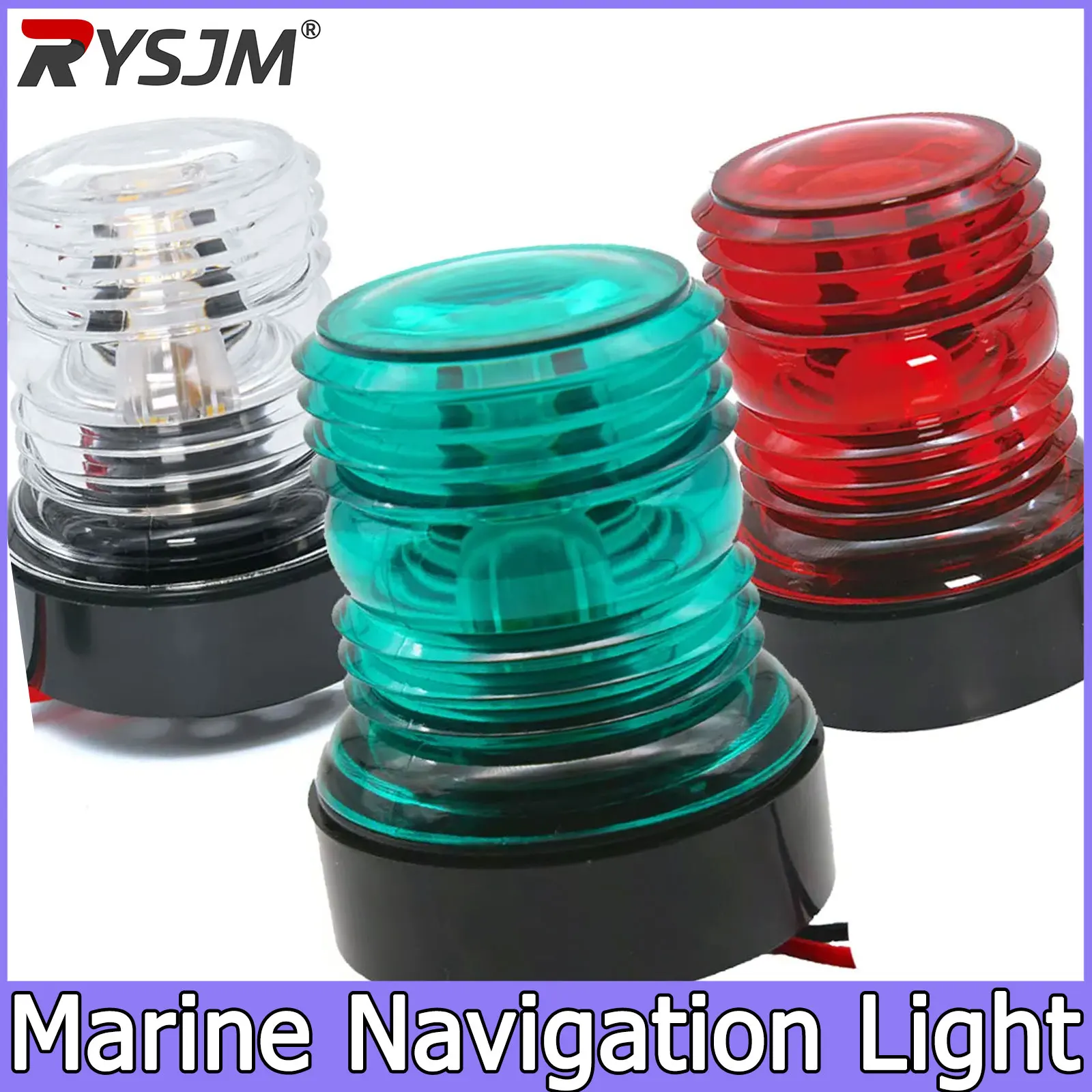 LED Lights for Marine Port and Starboard, Side Lights for Yachts, Navigation Lights for Boats, Channel Side Lights, Signal Light