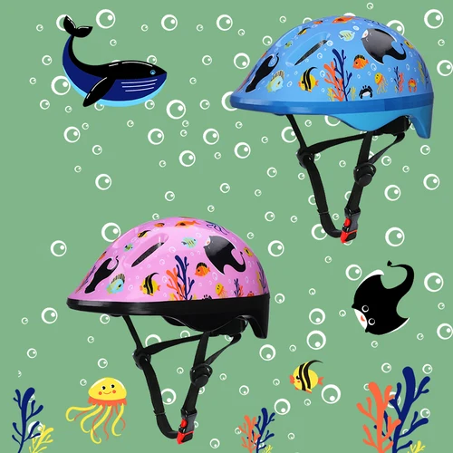 Casco de bicicleta/monopatín para niños, ajustable, para niños de 2 a 9 años, para niños y niñas, multideporte, seguridad, ciclismo y patinaje.