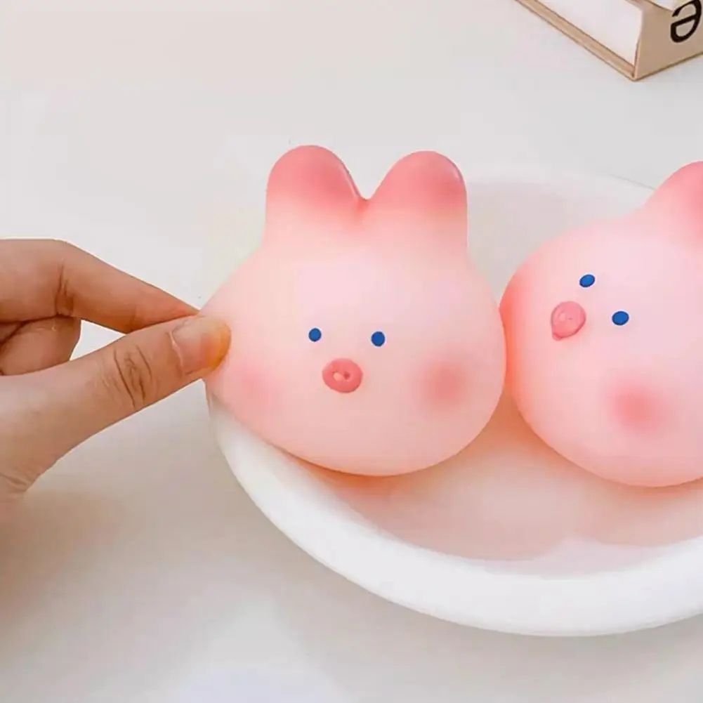 Squeezing Toy Pig Rabbit Decompression Toy Lovely Pink Stress Relief Slow Toys Rebound Fidget Soft Toys