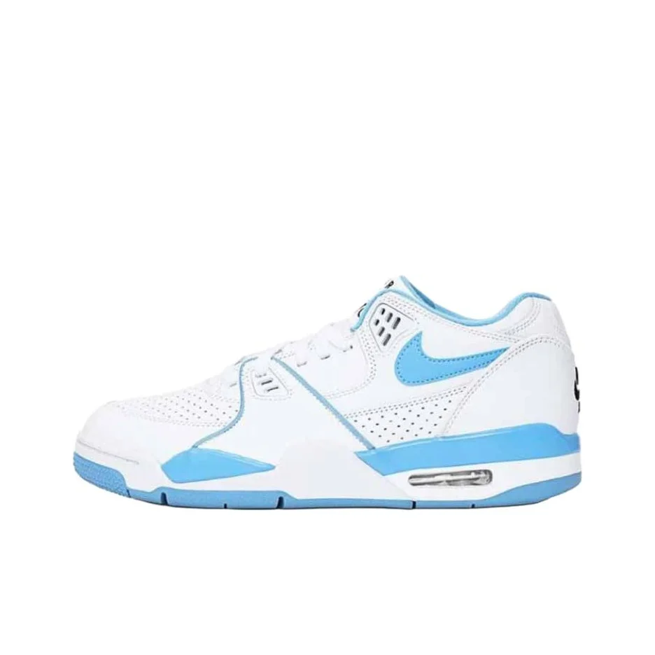 

Nike Air Flight 89, удобные, устойчивые к истиранию, винтажные баскетбольные кроссовки с низким верхом, мужские, белые, синие, HJ4484-100