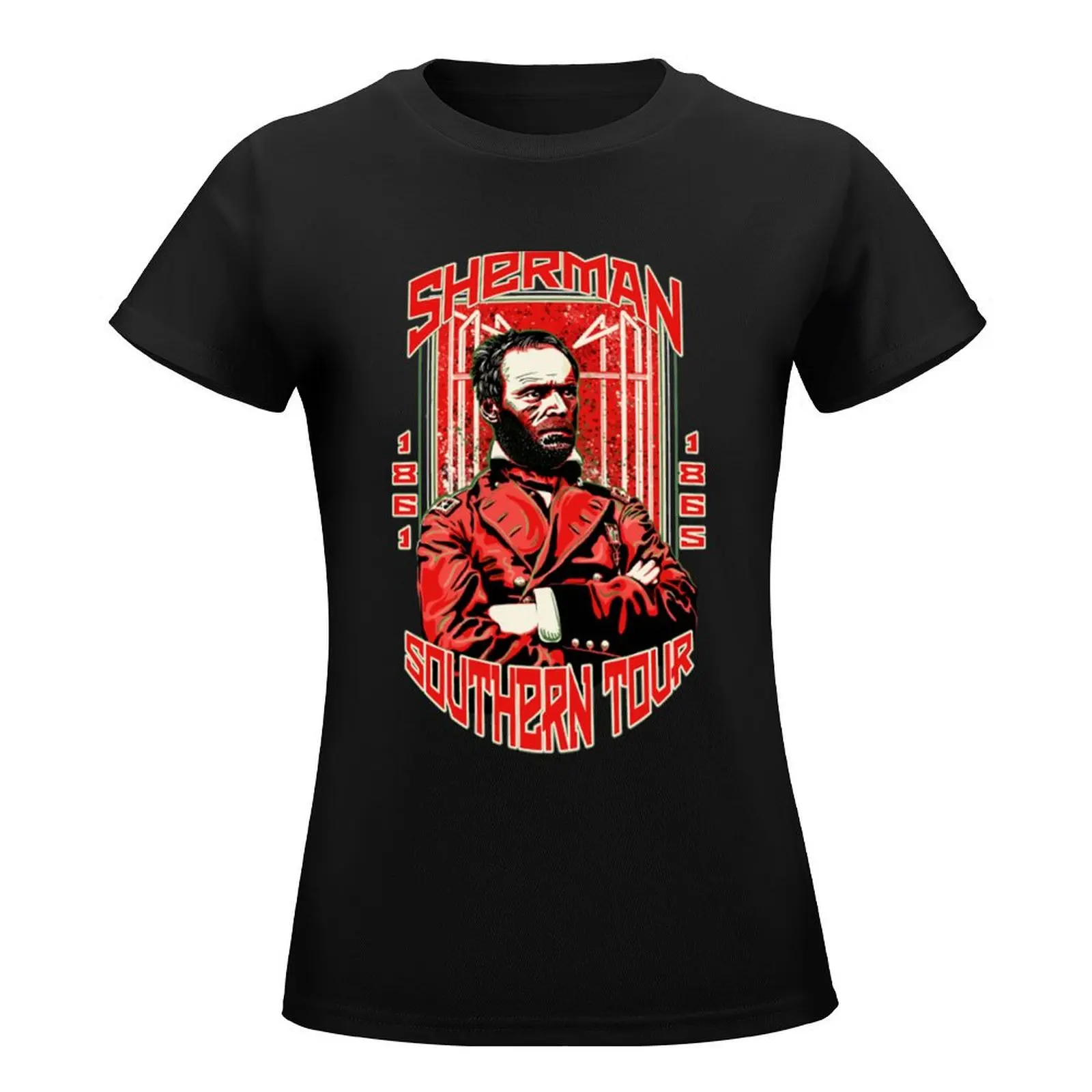 General Sherman - The Southern Tour T-Shirt summer clothes plus size tops t-shirt dress for Women graphic