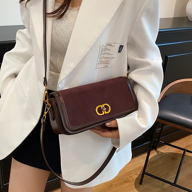 2025년 신상 여성 미니멀리스트 작은 사각 가방, 세련된 조절 가능한 스트랩 크로스바디 백, 다용도 숄더 토트백, 업무 및 데이트용