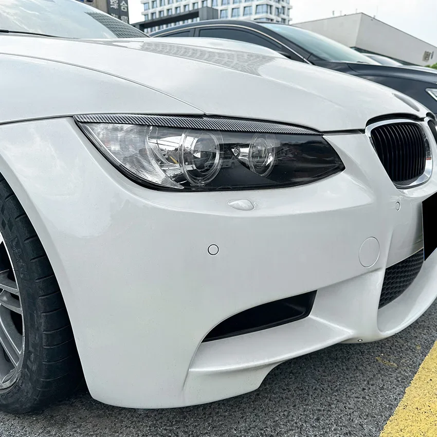 

GEFENSI для BMW 3 серии E90 M3 E92 E93 2008 2009 2010 2011 2012 накладка на фару, брови, веки, лампы, наклейка, автомобильные аксессуары