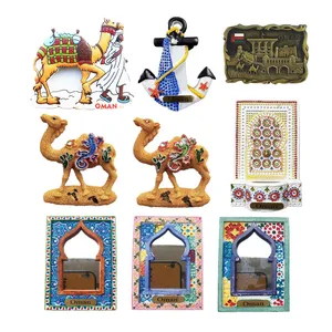 Asie Oman Souvenir touristique Autocollant magnétique Réfrigérateur Articles de décoration pour réfrigérateur magnétique Cadeaux d’artisanat 12 meilleures ventes Oman Air - No 5