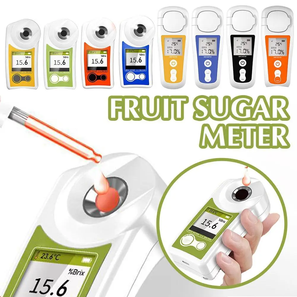 מד Caccharometry סוכר דיגיטלי נטענת מד Caccharometry סוכר נוזלי של משקה דבש פירות