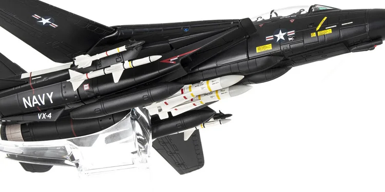 Fine 1/72 CW US F14 F-14A fighter model  VX4 squadron painting  Finished alloy collection model