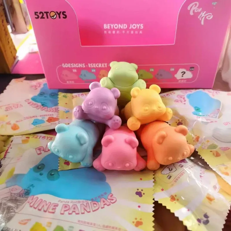 

Original Panda Roll Dopamine Panda Mini Bean Blind Box Cute Collectible Figurine Home Decor Collection Souvenir Gift