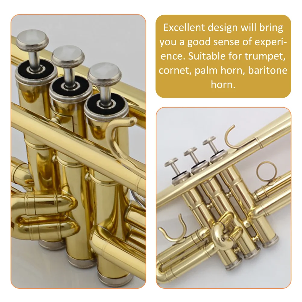 

1 set 1 Set Valve Covers Durable Copper Piston Caps Repair Supplies Trumpet Parts Accessories For Trumpet Horn Horn
