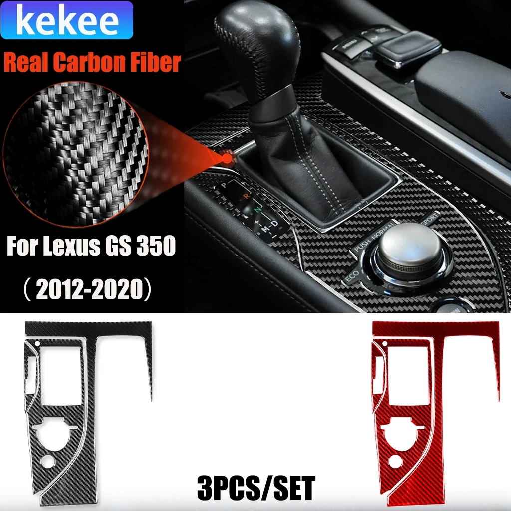 

Автомобильные аксессуары из углеродного волокна, центральная консоль, панель переключения передач, набор модифицированной внутренней отделки, наклейка для Lexus GS 350 2012-2020