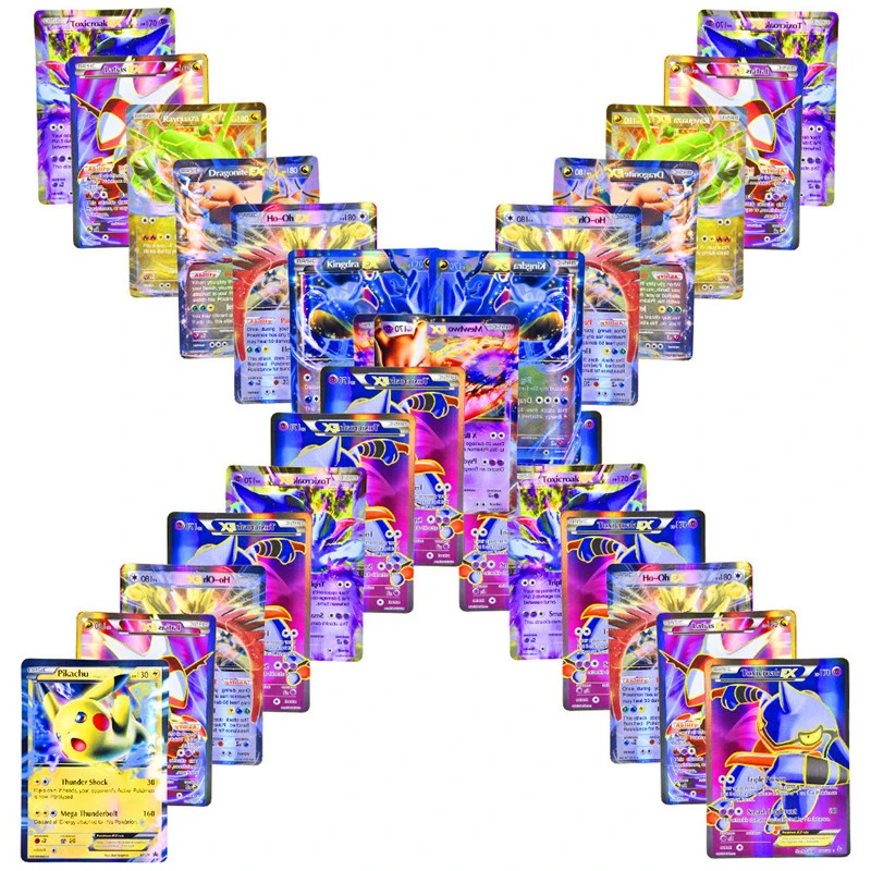 Novo pokemon cartões anime brilhando inglês pokemon cartões tcg jogo v vmax ex mega pikachu charizard batalha carte negociação crianças brinquedos