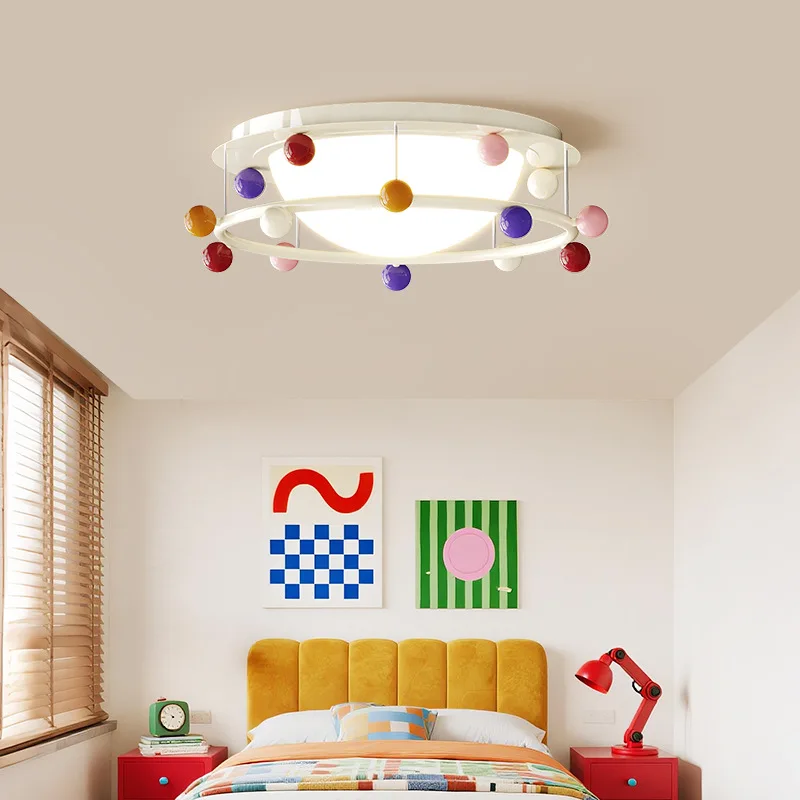 

Memphis Iron Ceiling Lights Children's Bedroom Creative Fashionable and Simple Study Cafe Kitchen Ceiling Lamps Art Decoration