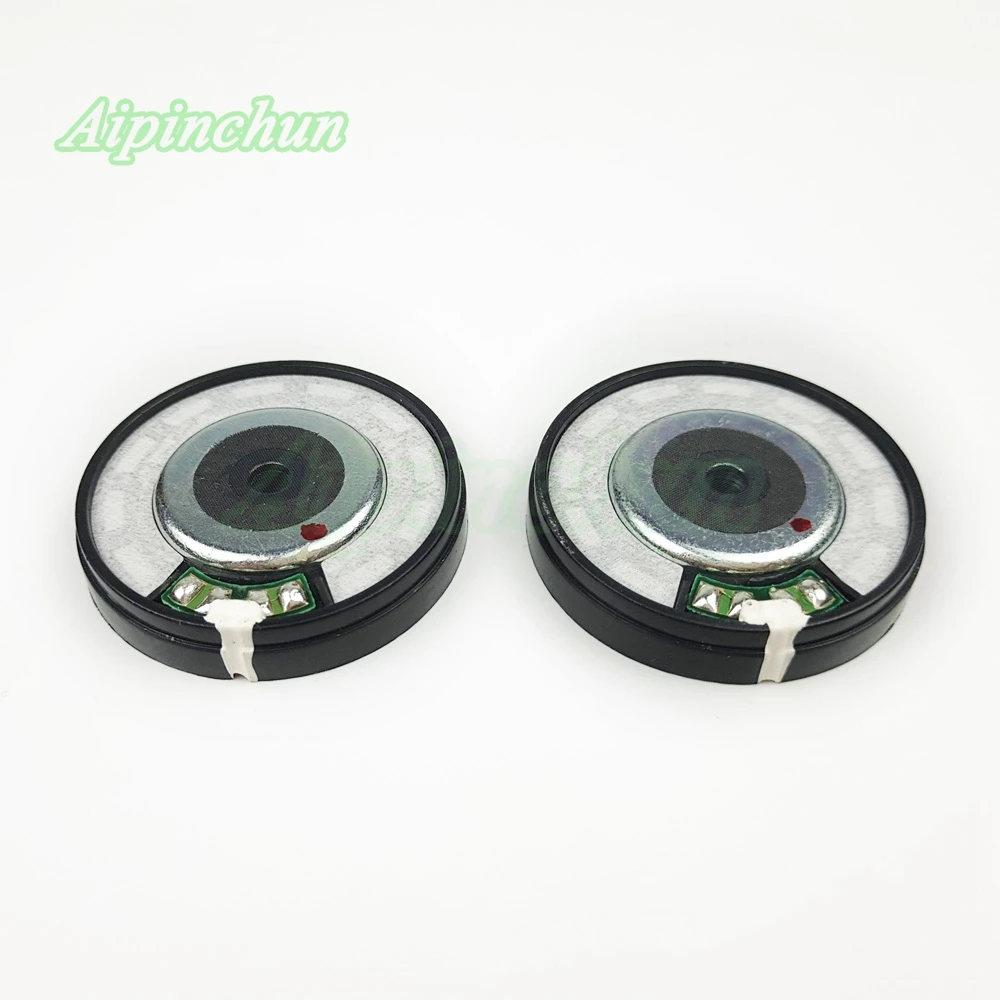 1Pair Speaker Unit Titanium-Film Driver Diameter 40mm 32ohm Replacement Repair Diy Parts for Headset