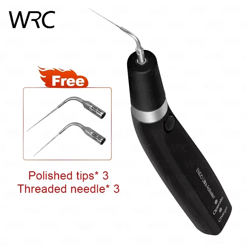 High Performance Dental Wireless Ultrasonic Operation Endo Activator Black Endo Ultra Activator