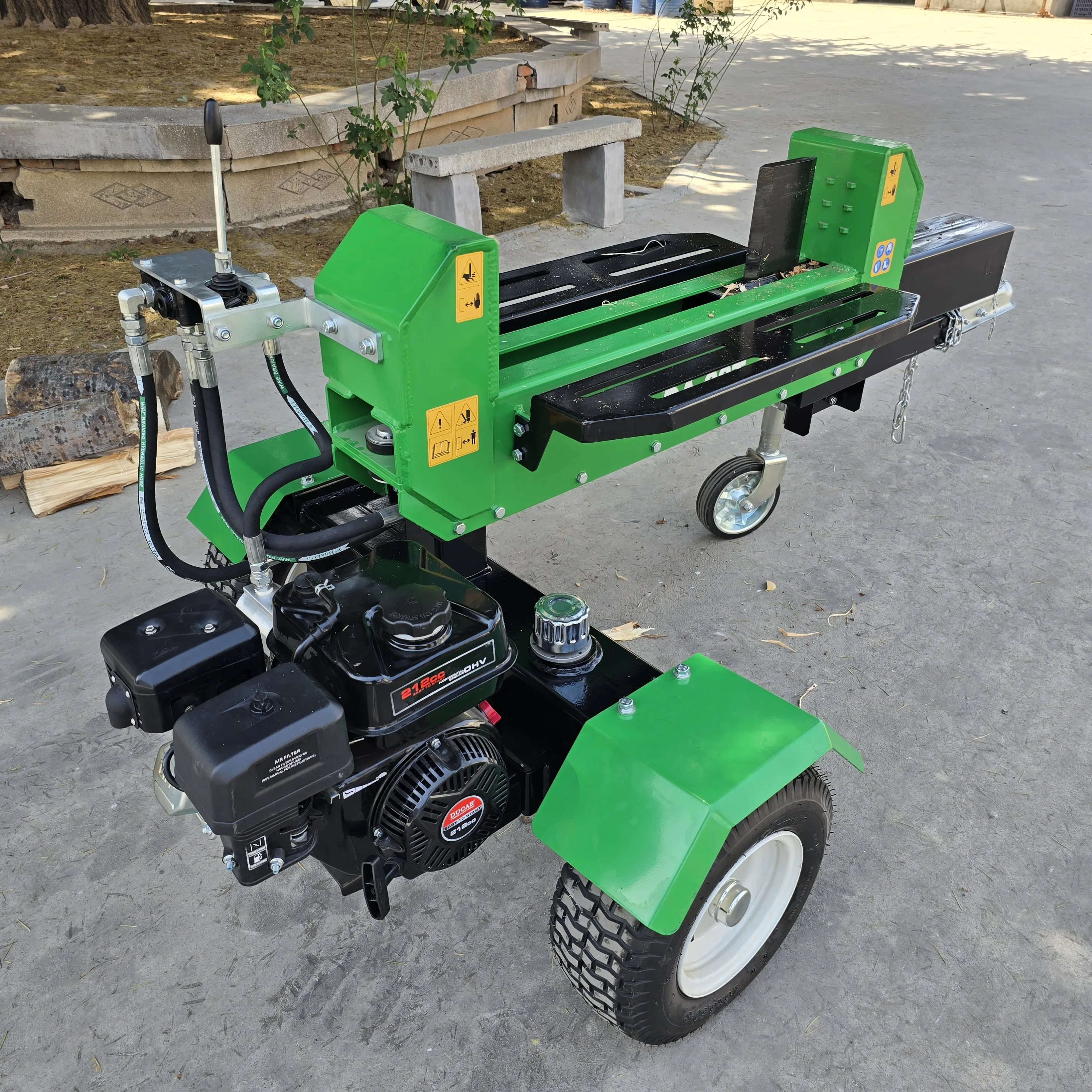 22t New  Firewood Chopper Small Domestic Wood Chipper Shredder for Home Use