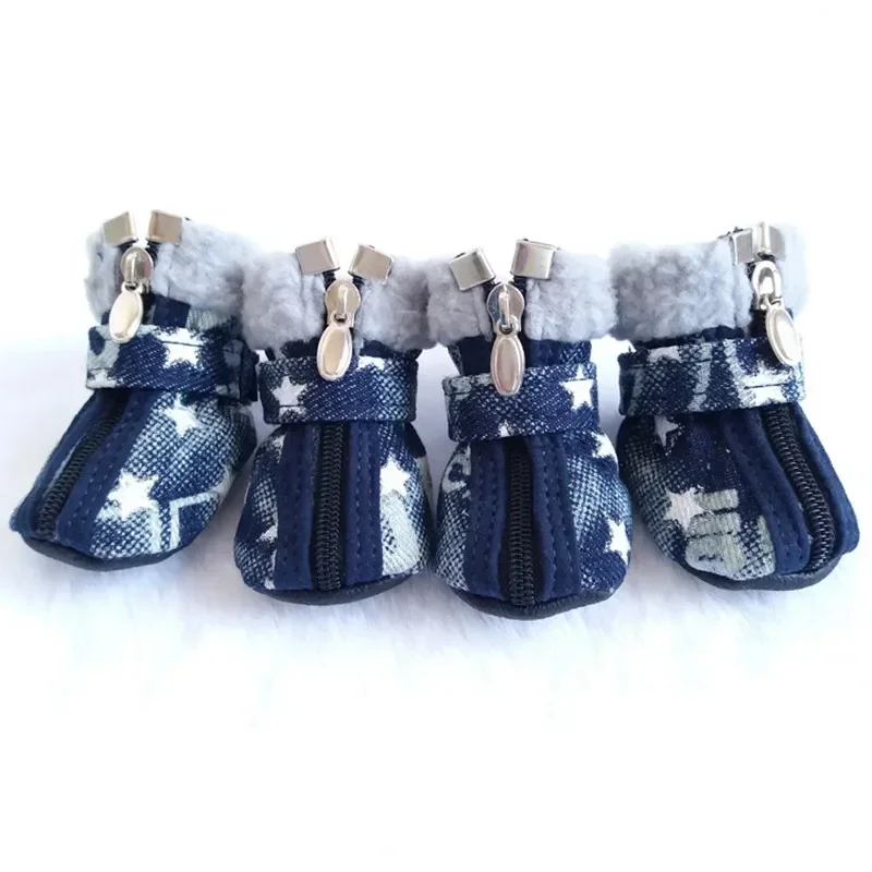 Shoes Product Cotton Teddy Small For Snow York Dog Non Socks Slip Chihuahua Winter Pomeranian Pet Boots Warm Accessories