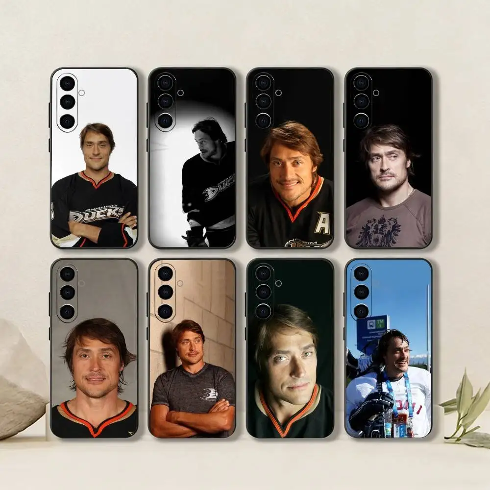 Funda de teléfono deportiva Teemu Selanne-Finland-Right Forward-Ice Hovkey para Samsung Galaxy A73,A72,A71,A70,A53,A52,A51, silicona suave B