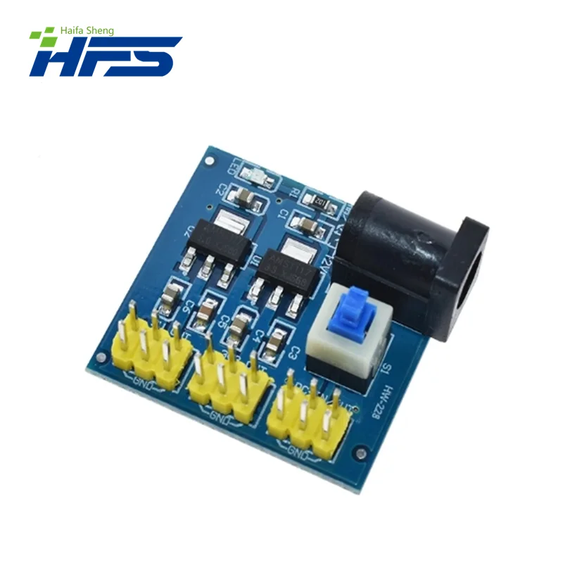 Multi Output Voltage Conversion Power Module, DC-DC 12V a 3.3V, 5V, 12V
