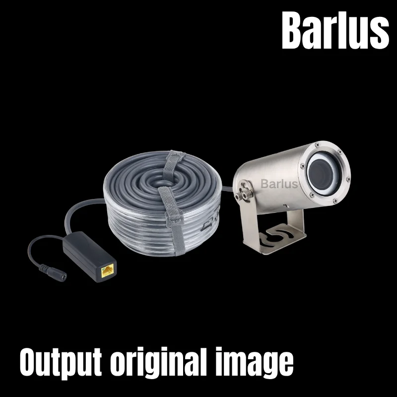 กล้องใต้น้ำแบบอนาล็อกที่ทนทานต่อการกัดกร่อนของบาร์ลัส ใช้สำหรับการตรวจจับใต้ดิน การเพาะเลี้ยงสัตว์น้ำ และการใช้งานใต้น้ำอย่างแพร่หลาย