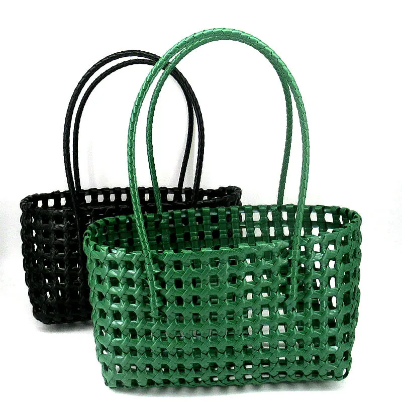 

Korean Version Hollow Woven Handbag For Women 2024 New Summer Fashion Travel Shoulder Bags Vacation Beach Straw Big Shopping Bag