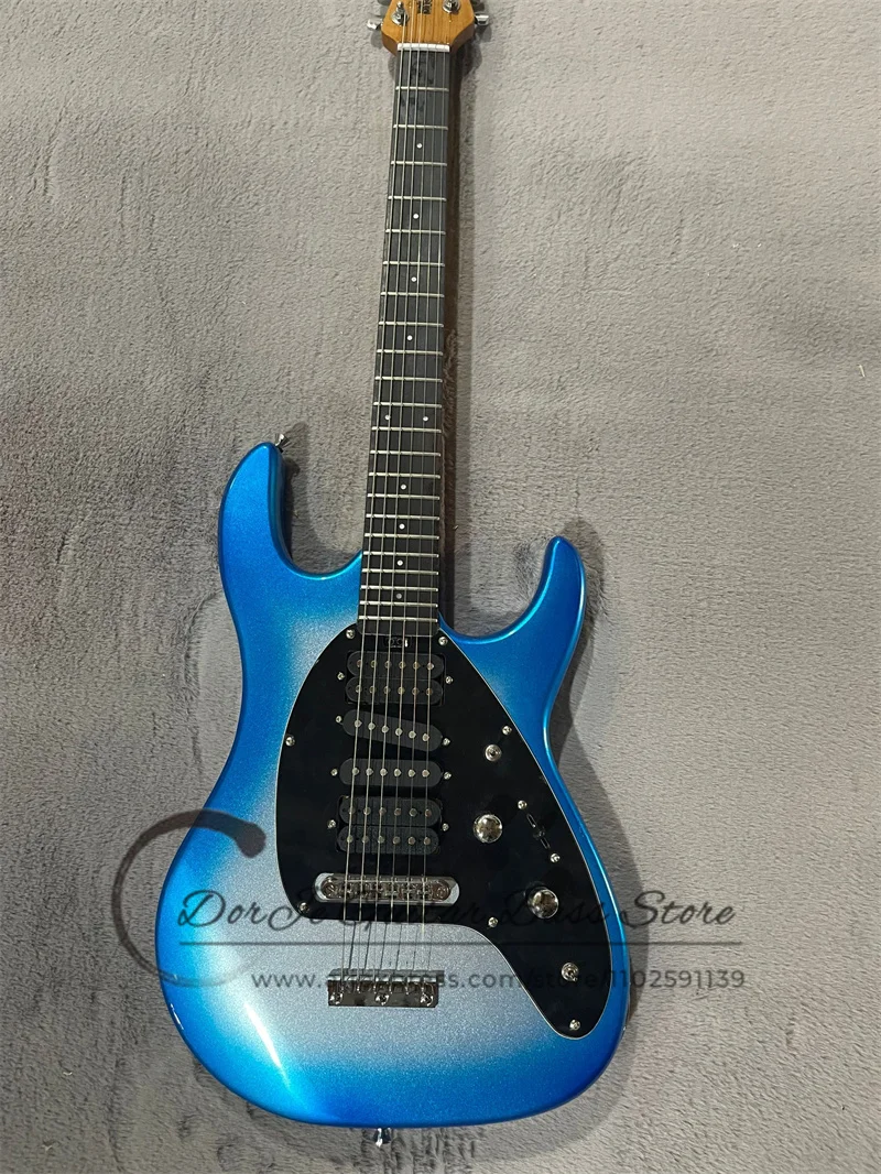 

Blue Sliver Electric Guitar Stev Body Roasted Maple Neck Rosewood Fingerboard HSSH Pickups Special Tailpiece