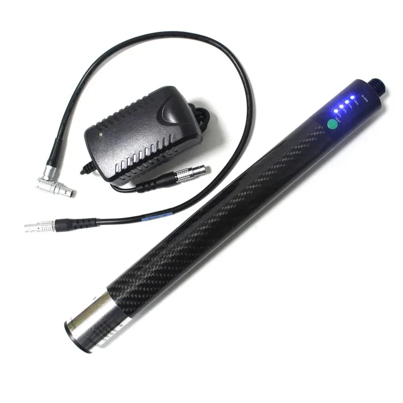 BL5000 BL10000 BL20000mA GPS GNSS External lithium battery 5/8 Install Screw thread 2024 Carbon fiber shell Contained cable