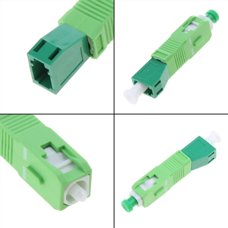 SC/APC to LC/UPC SC Male to LC Female Hybrid Fiber Optic Adapter Fiber Connector Singlemode Optical Adapter Accessories