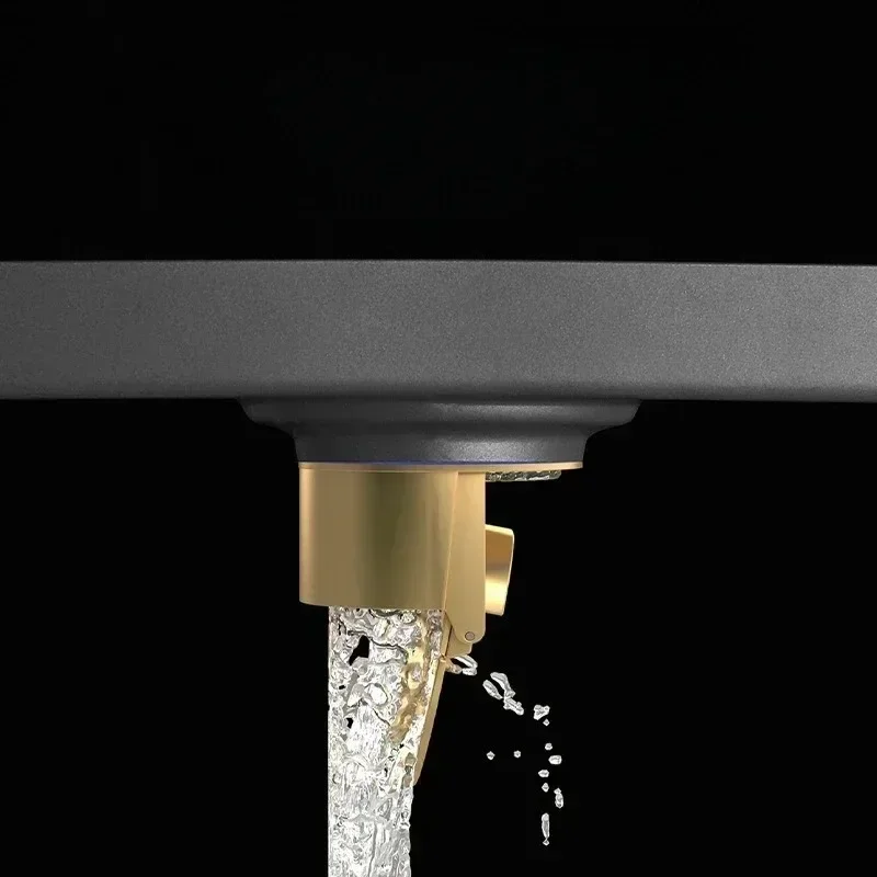 Long 304 Stainless Steel Anti-odor All Copper Core Bathroom Rectangular Large Capacity Shower Drain Gang Shower Accessories