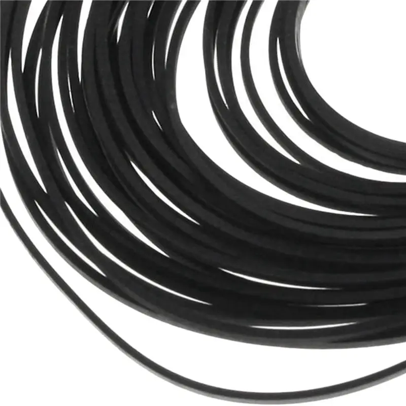 N36R-200PCS Universal Mix Cassette Tape Machine Belts Assorted Common Flat Rubber Belt For Recorders CD DVD Drive