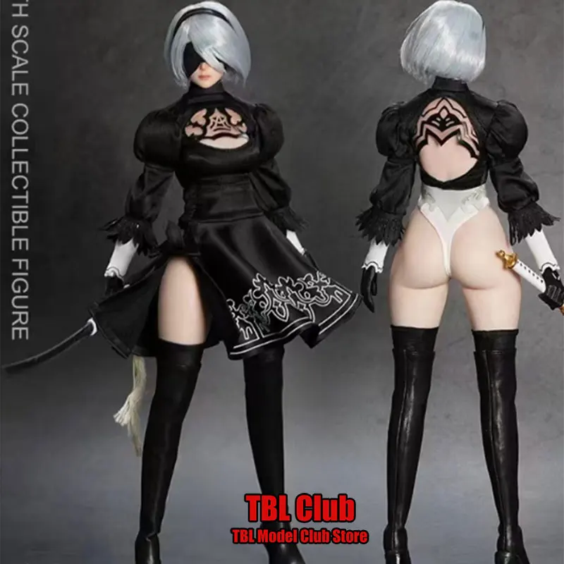 

PLAY TOY P021 1/6 Scale Female Soldier 2B Sister Sexy Humanoid Robot Full Set 12inch Action Figure Doll