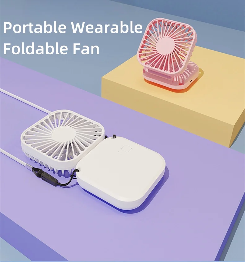 Portable USB Mini Fan USB Charging  Handheld Fan For Outdoor Travel