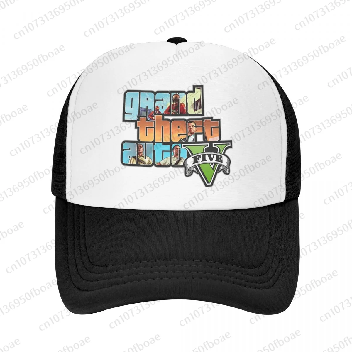 Grand Theft Auto GTA Mesh Baseball Cap Summer Outdoor Men Women Fashion Sport Hats Hip Hop Trucker