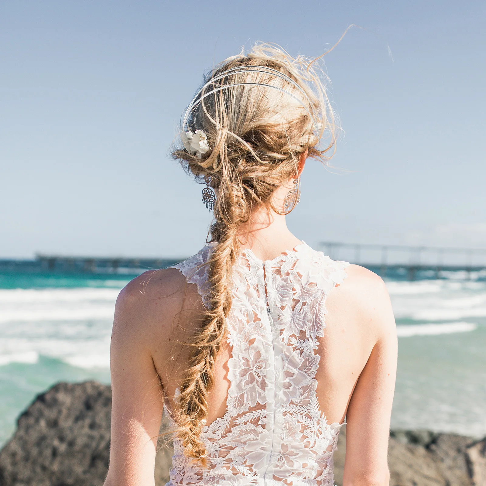 

2Pcs DIY Crown Frame Headband Accessory Headdress Making Base Simple Hair Wear Craft for Wedding Banquet Bridal Decor