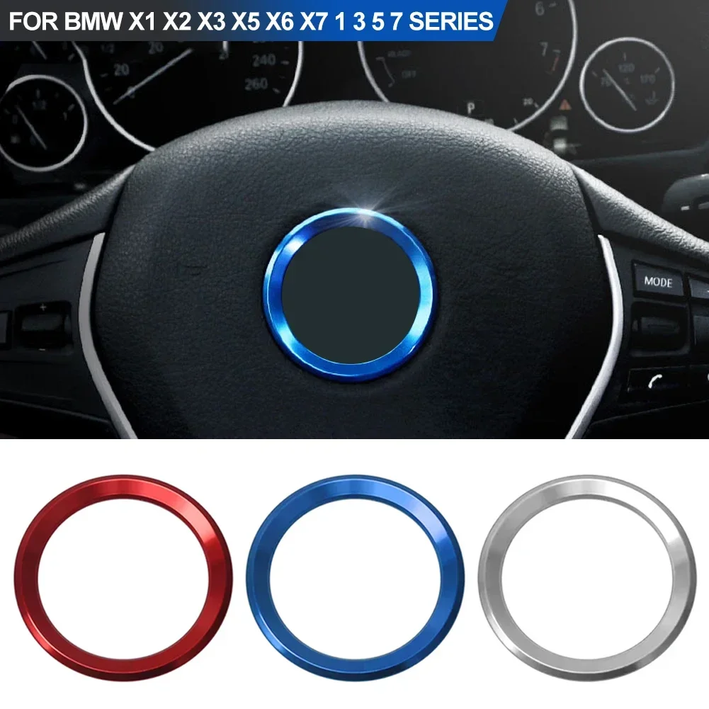 Car Styling Decoration Ring Steering Wheel Circle Sticker For BMW Performance M Power E90 E91 E92 E93 X1 X3 X5 X6 M3 M5 E46 E39