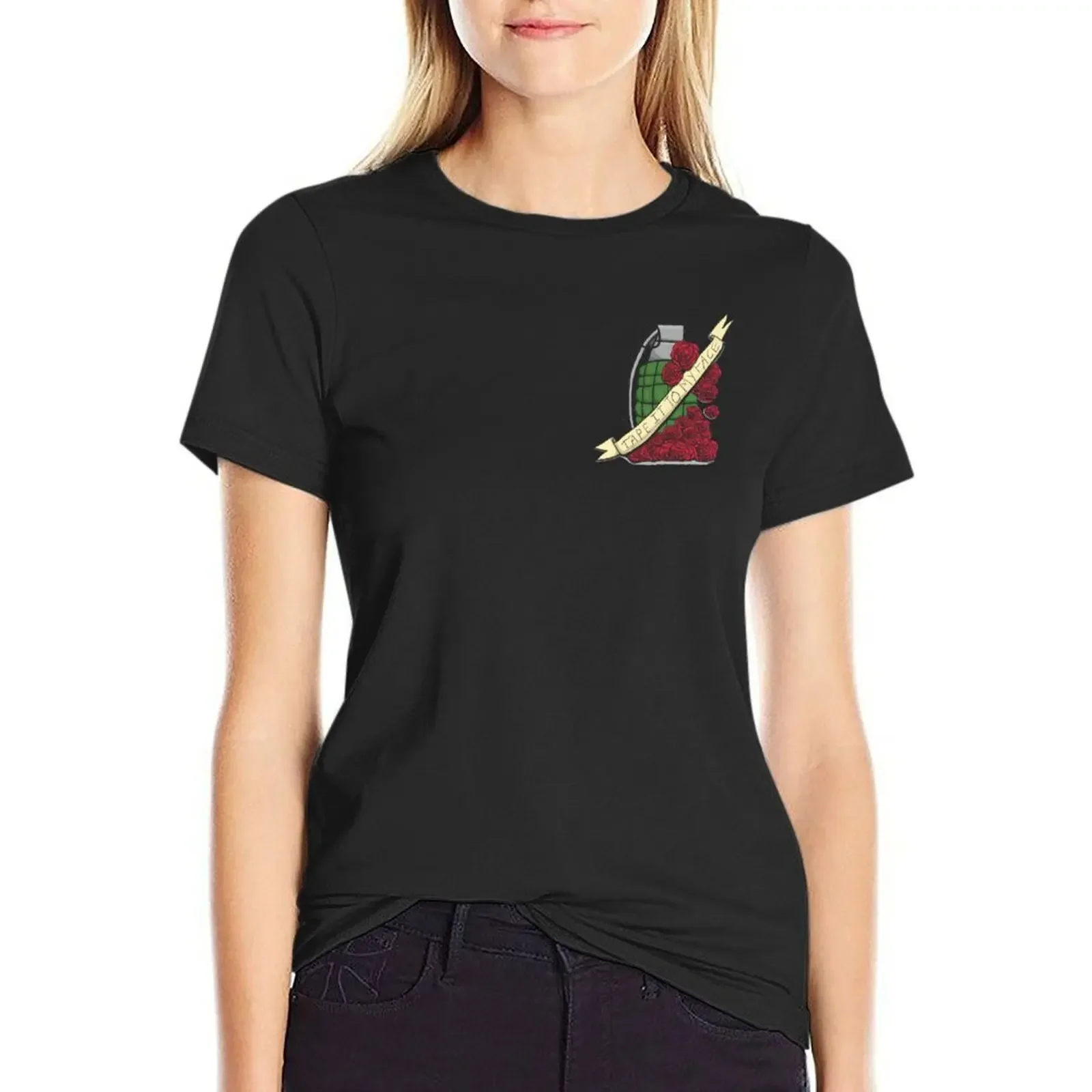 

Grenade T-Shirt summer top aesthetic clothes customs summer clothes for Women