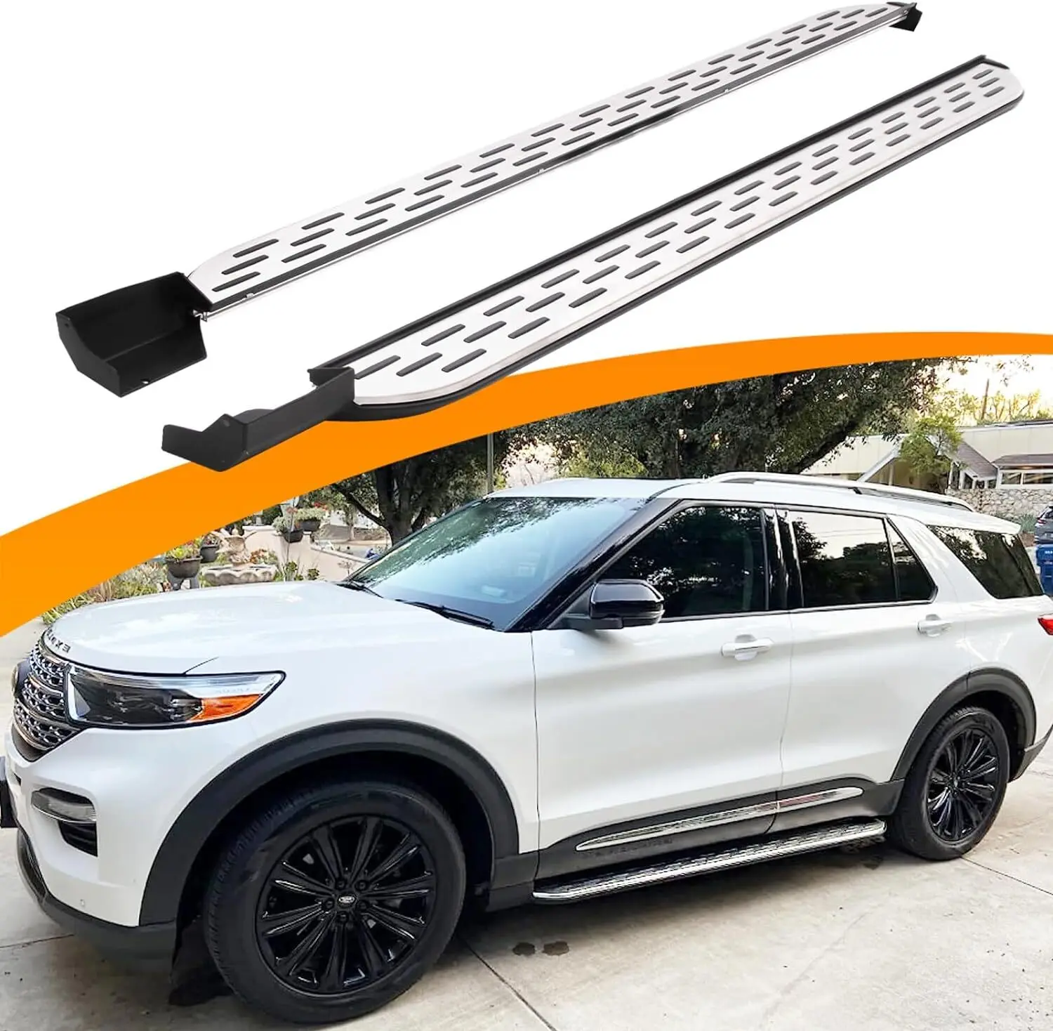 

Running Boards Fit for 2020-2024 Ford Explorer XLT Limited Hybrid ST Platinum