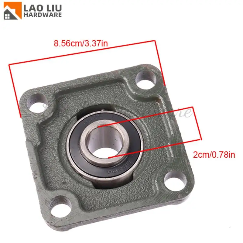 UCF204 подшипник 20 мм 4 болта установка отверстия подшипника квадратный фланцевый прокладка блок