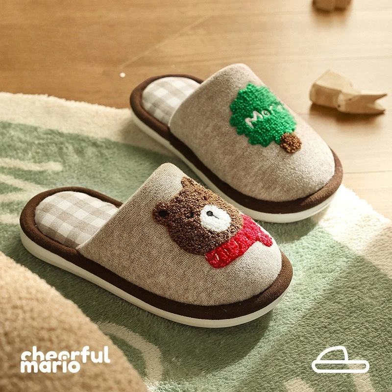 2026 New Arrival Kids Slippers Comfortable Warm Cotton Slippers for Boys and Girls in Winter Home Shoes