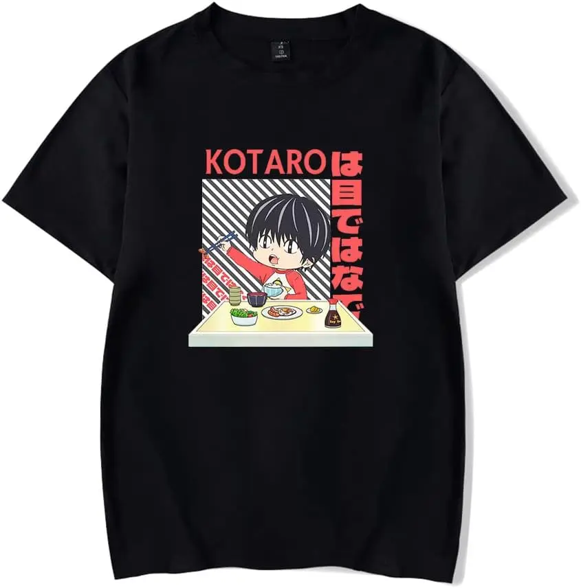 Anime Kotaro Lives Alone T-Shirt Merch Casual Short Sleeved  Tees High Quality 100%Cotton Short Sleeve