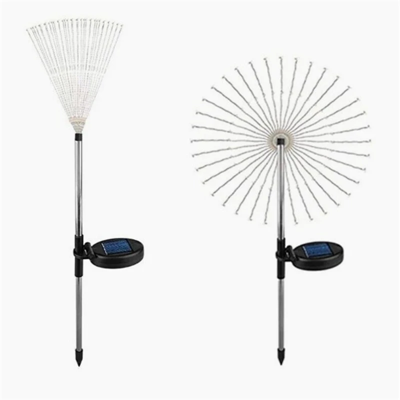 

*150led Solar Firework Lights 2 Modes Ip64 Waterproof Lamp For Outdoor Lawn Garden Courtyards Fences Walkways
