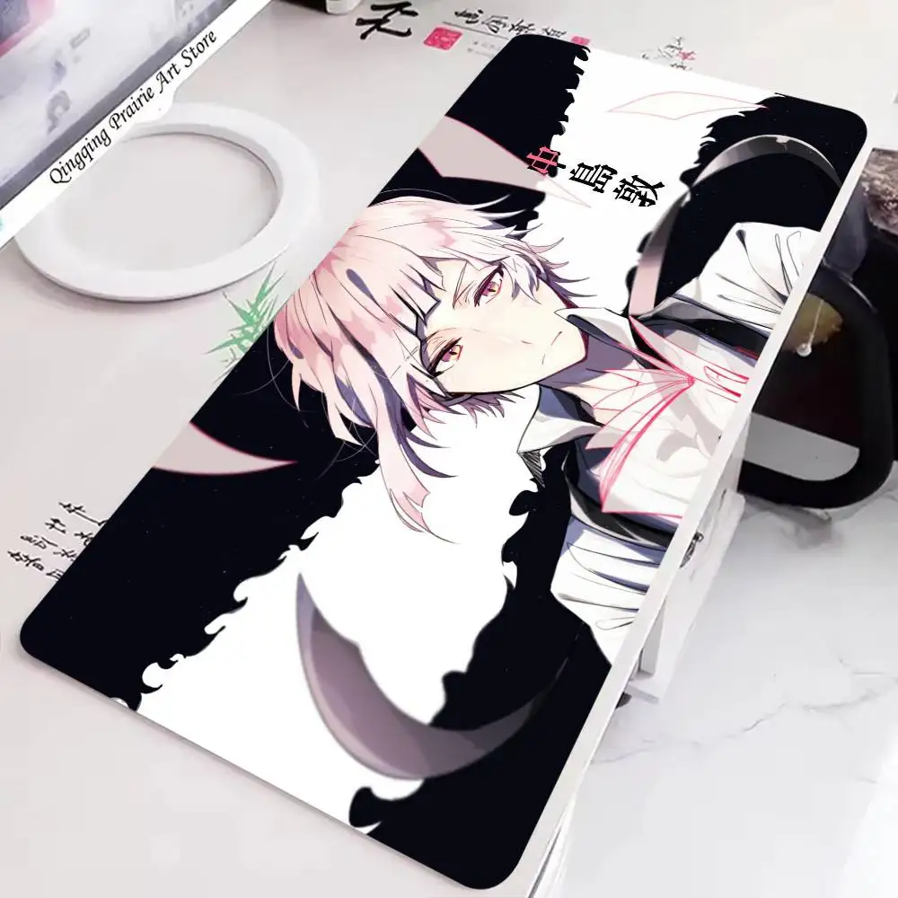 Nakajima Atsushi Anime S-Stray Dogs Mousepad Non-slip Suitable For Office Computers Laptops E-sports Game Desk Mats XXL Keyboard