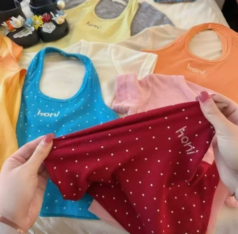 Girls T-shirt 2026 Spring and Summer New Children's Clothing Korean Wind Girl Baby Sweet Pit Solid Color Agaric Lace Suspender