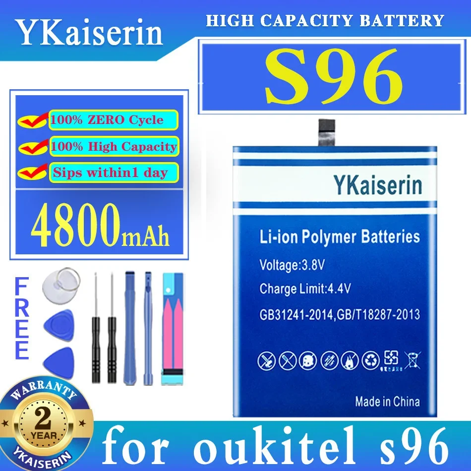 

YKaiserin Battery 4800mAh for oukitel s96