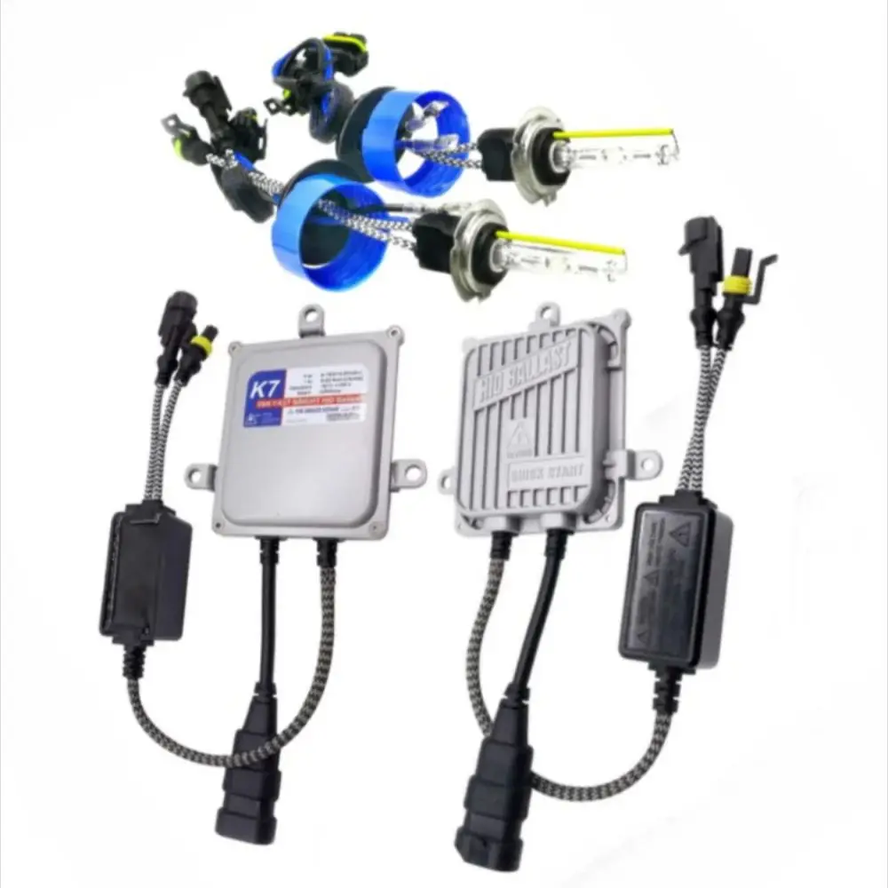 

Premium K7 AC 55W Car Headlight Conversion Kit for H1 H3 H7 H8 H9 H11 HB3 HB4 9012 D2H Xenon Globes 4500LM 12V Universal Fit