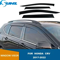 Rain Side Window Protector For Honda Crv 2017 2018 2019 2020 2021 2022 Weathershiled Door Visor Accessories Awning Shelter