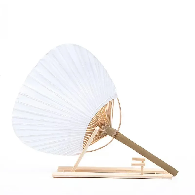 Weißer Bambus-Handfächer DIY Kalligrafie Hochzeitsgeschenke Umweltfreundliche Sommer-Hochzeit Outdoor-Geburtstagsdekoration – Detail 6