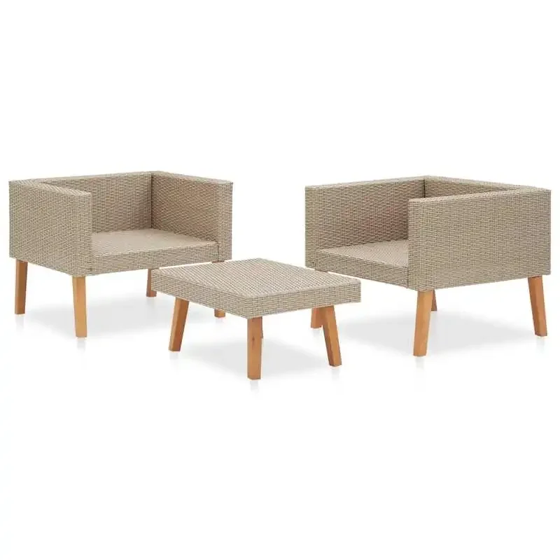 

Garden Furniture Set Beige, Anthracite