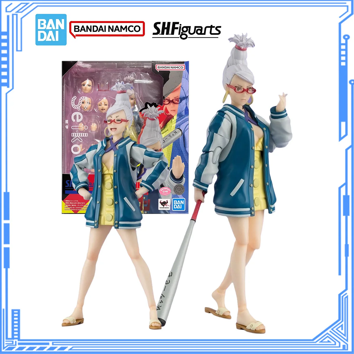 

Bandai Genuine DAN DA DAN Model Kit S.H.Figuarts Ayase Seiko Action Figure Joints Movable Collection Model for Boys Toys Gifts