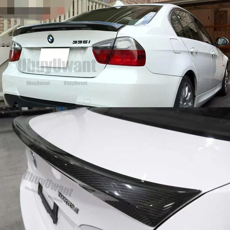 Spoiler für BMW E90 M3 320i 320li 325li 328i 2005-2012 Hochwertiges ABS-Material / Carbonfaser Auto-Heckflügel – Detail 5