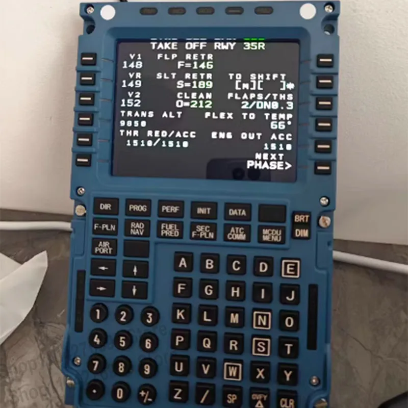 WINWING Flight Simulator MCDU Toliss Fenix Flight Control Display Civil Aviation Control Panel A320 For X-Plane MSFS